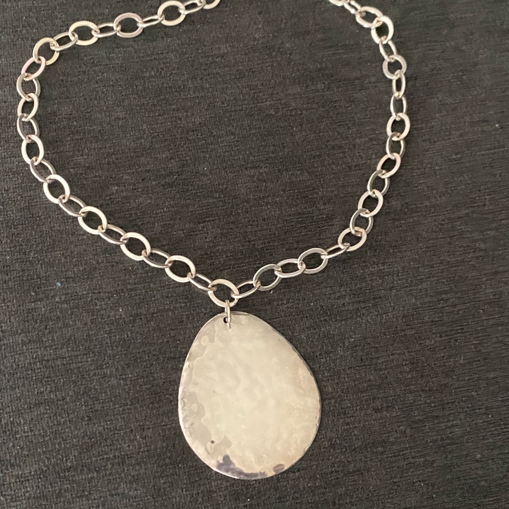 Silpada large disc necklace.